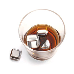 Steel Stone Ice Cube Bar