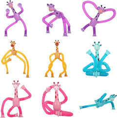 Suction Telescopic Giraffe Toy