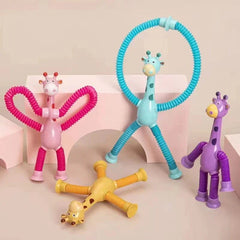 Suction Telescopic Giraffe Toy