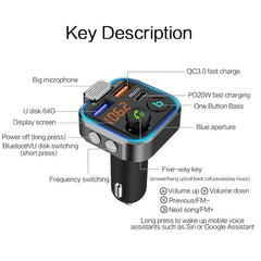 Bluetooth 5.0 Car Transmitter