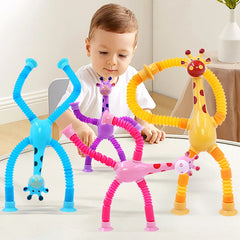 Suction Telescopic Giraffe Toy