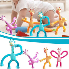 Suction Telescopic Giraffe Toy