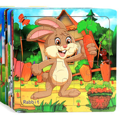 20 Piece Wooden 3d Puzzle