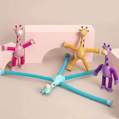 Suction Telescopic Giraffe Toy