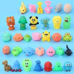 10 Pcs Cute Animals Bath Toys