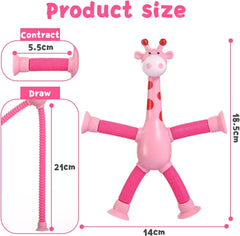 Suction Telescopic Giraffe Toy