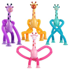 Suction Telescopic Giraffe Toy