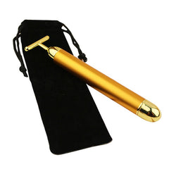 24K Gold Facial Roller Massager